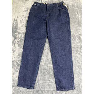 Lee Womens Relaxed Fit Stretch Denim Jeans Size 18 Long  Elastic Waistband